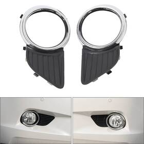 Motorshop168 136789167433 1 Pair Front Fog Light Foglight Chrome Bezel Cover For Toyota Sienna 2011-2017