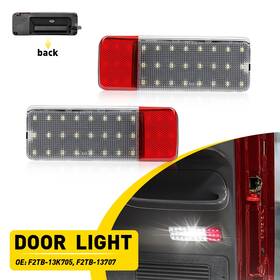 Fd9296 Motortoolsoutlet Led Door Panel Light Courtesy 1992-96 Ford F150 F250 Bronco Red White