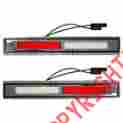 C9wy-13776 Mustang Light Pair 7-. Deluxe 69-1970 Mach Door 1