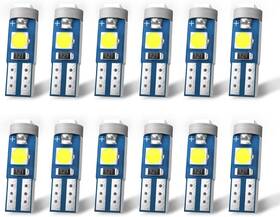 T5-3030-w Nanpoku T5 Led Bulbs 74 73 37 2721 Bulb For Auto Car Dashboard Dash Color White