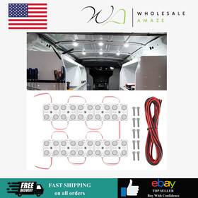 Nilight Tl-38 Leds Van Interior Light Kit 12v White Led Ceiling Lighting For Truck