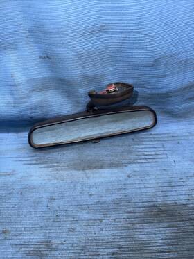 Nissan 1117 90-96 300zx Rear View Mirror Black Z32 Used Oem