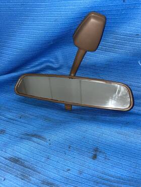 1231 Nissan 90-96 300zx Rear View Mirror Tan Brown Z32 Used Oem