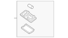 26410-4af4b Nissan Genuine Dome Lamp Assembly