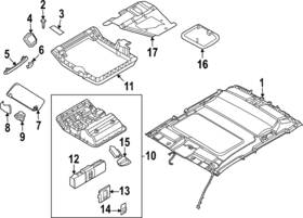 26410-9bu3a Nissan Genuine Lamp Assembly-room