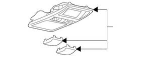 26430-9ft4d Nissan Genuine Map Lamp Assembly