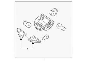 26430-zq62a Nissan Genuine Map Lamp Assembly