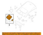 264309dg3a Nissan 2014 Oem Lamp Maxima-map Assembly Light-map