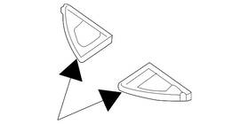 26431-zc00a Nissan Genuine Map Lamp Lens