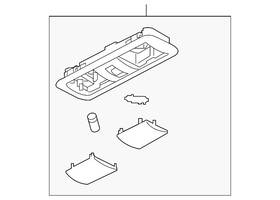 26460-9uf1b Nissan Genuine Overhead Lamp