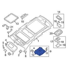 264304gb7b Nissan Oe For Sentra 2017-2019 Reading Light