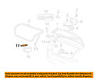 L0000562 Oem Chrysler Left Trunk Lid-bulb