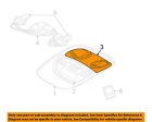4437661 Oem Console-lamp Chrysler Overhead