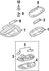 8c2z13776a Oem Ford Genuine Factory Cargo Original Lamp