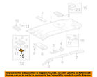 8126642010 Oem Interior-roof-map Rav4 Left 06-12 Toyota Lamp Lens