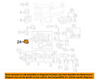 8185012260 Oem Lamp Toyota Cluster Matrix 05-08 Switches-warning
