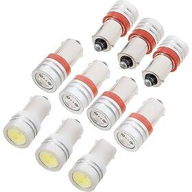 Oer Authorized 13466k 1967-68 Mustang Instrument Gauge Cluster Led Bulb Kit 10-piece Set Red