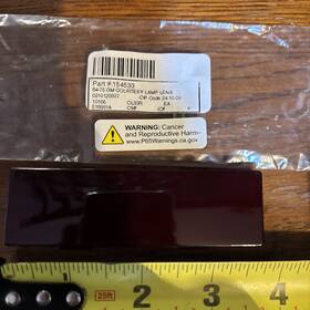 154533 Oldsmobile 1964-75 Gm Courtesy Lamp Lens On Lower Door Panel Various Models Red