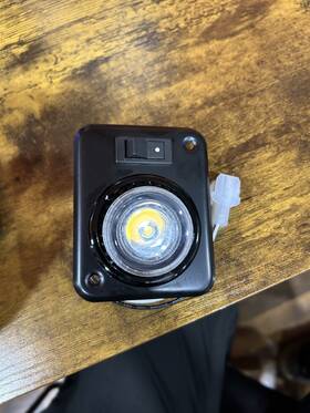 371s Peterson Led Interior Swivel Light With Switch - Recessed Mount