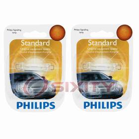 Sx-0903 Philips 2 Pc Map Light Bulbs For Cadillac 60 Special Brougham Deville Rk