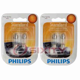Sx-1011 Philips 2 Pc Map Light Bulbs For Lexus Es300 Rx330 Rx350 Sc430 2000-2009 Mt