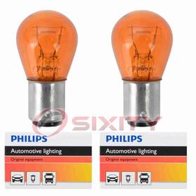 Sx-1158 Philips 2 Pc Front Side Marker Light Bulbs For Subaru Baja Forester Impreza Se
