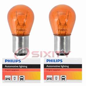 Sx-1159 Philips 2 Pc Front Turn Signal Light Bulbs For Subaru Forester Impreza To