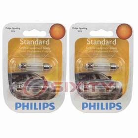Sx-1265 Philips 2 Pc Map Light Bulbs For Hyundai Accent 1995-2005 Electrical Zk