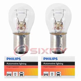 Sx-1545 Philips 2 Pc Tail Light Bulbs For Ford Bronco E-100 Econoline E-200 Wl