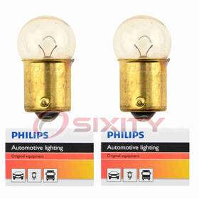 Sx-1893 Philips 2 Pc License Plate Light Bulbs For Ford Country Sedan Squire Hg