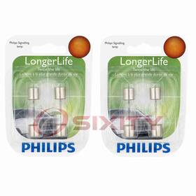 Sx-2805 Philips 2 Pc Map Light Bulbs For Chevrolet Beretta Blazer Camaro Classic Em
