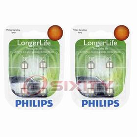 Sx-4232 Philips 2 Pc Map Light Bulbs For Volvo S60 S80 V50 Xc90 2001-2009 Electrical Ma