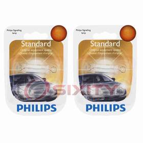 Sx-4919 Philips 2 Pc Map Light Bulbs For Eagle Premier 1990-1992 Electrical Lighting Wb