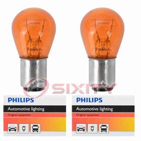Sx-5715 Philips 2 Pc Front Turn Signal Light Bulbs For Chevrolet Aveo Bel Air C10 Kd