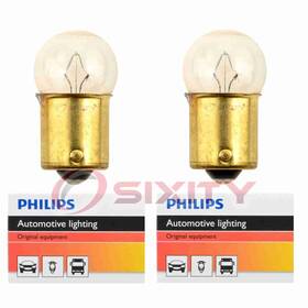 Sx-5780 Philips 2 Pc Rear Side Marker Light Bulbs For Opel 1900 Deluxe Kadett Manta Bl
