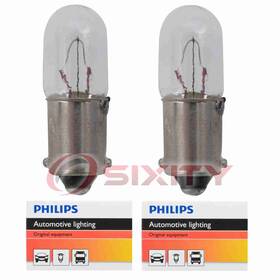 Sx-6270 Philips 2 Pc Front Side Marker Light Bulbs For Plymouth Cricket 1971-1974 Xs