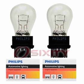 Sx-6565 Philips 2 Pc Tail Light Bulbs For Plymouth Acclaim Breeze Grand Voyager Neon Pl