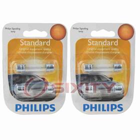 Sx-7481 Philips 2 Pc Map Light Bulbs For Oldsmobile Aurora Bravada 1994-2001 An