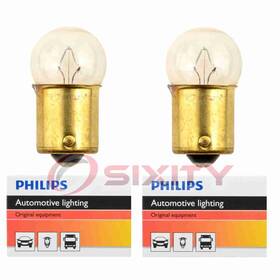 Sx-8490 Philips 2 Pc Rear Side Marker Light Bulbs For Porsche 911 1978 Electrical Mv