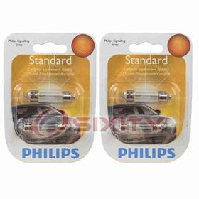 Sx-8844 Philips 2 Pc Vanity Mirror Light Bulbs For Seat Arona Ateca Exeo Ibiza Leon Wi
