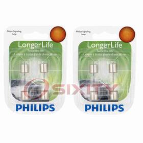 Sx-9040 Philips 2 Pc Map Light Bulbs For Pontiac Bonneville Grand Prix Phoenix Gr