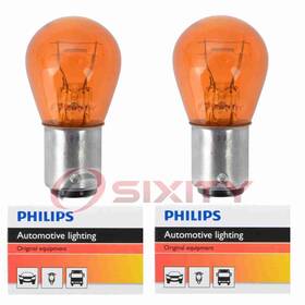Sx-9537 Philips 2 Pc Front Inner Turn Signal Light Bulbs For Saab 9-3 900 1994-2002 Mz