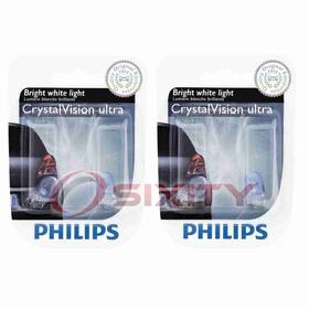 Sx-9814 Philips 2 Pc Map Light Bulbs For Chrysler Dynasty Lebaron 1990-1995 Zi
