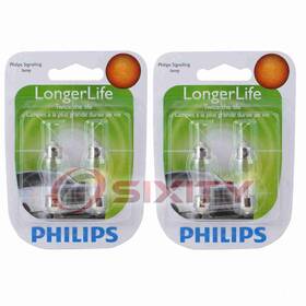 Sx-9860 Philips 2 Pc Rear Reading Light Bulbs For Volkswagen Passat Tiguan 2002-2018 Mv
