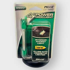 Cz-188g Pilot Automotive 4 Inch Green Led Neon Tube Light New Nos 12v