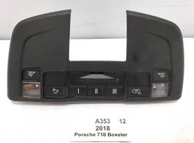 99161363510 Porsche 17-24 Oem 718 Boxster 982 Overhead Console Dome Map Lamp 36k