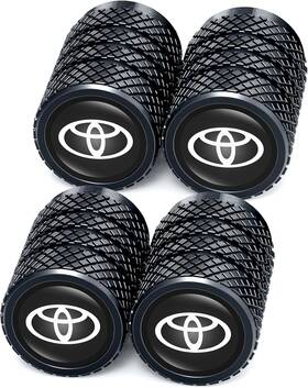 Db184-us Ppodks 3gqz Balck -db184-us Tire Valve Caps Copper Black Vehicle Specific Fit Toyota Corolla Cpap1