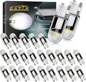 10246 Qasim 194 Led Bulb White 2825 168 W5w T10 Wedge Cob Bulbs 6000k For Car 10246 Qasim 194 Led Bulb White 2825 168 W5w T10 Wedge Cob Bulbs 6000k For Car