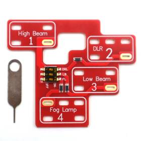 Qhhr 674519626305 6 High Mod 8 For Gm Low Beams And Drl Light On