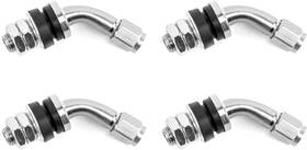 Ca-5456 Qwork Tire Valve Stem 4pcs 45 Degree Angled Bolt-in Stems Vs-45